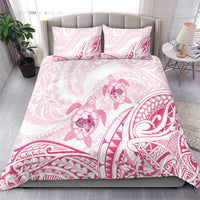 Pink White Polynesia Floral Sea Turtle Bedding Set LT14 - Polynesian Pride