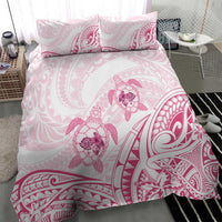 Pink White Polynesia Floral Sea Turtle Bedding Set LT14 - Polynesian Pride