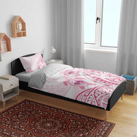 Pink White Polynesia Floral Sea Turtle Bedding Set LT14 - Polynesian Pride