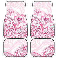 Pink White Polynesia Floral Sea Turtle Car Mats LT14 - Polynesian Pride
