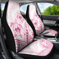 Pink White Polynesia Floral Sea Turtle Car Seat Cover LT14 - Polynesian Pride