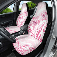 Pink White Polynesia Floral Sea Turtle Car Seat Cover LT14 - Polynesian Pride