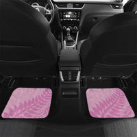 Custom New Zealand Silver Fern Rugby 2025 Car Mats All Black Aotearoa Maori Pink LT14 Set 2pcs - Back Pink - Polynesian Pride