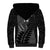 Custom New Zealand Silver Fern Rugby 2025 Sherpa Hoodie Go Champions Aotearoa Maori Black