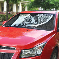 Philippines Eagle Sun Auto Sun Shade Filipino Agila Polynesian Tattoo Black Color