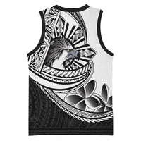 Philippines Eagle Sun Basketball Jersey Filipino Agila Polynesian Tattoo Black Color LT14 - Polynesian Pride