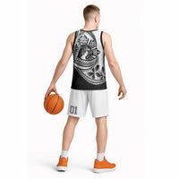 Philippines Eagle Sun Basketball Jersey Filipino Agila Polynesian Tattoo Black Color LT14 - Polynesian Pride