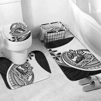Philippines Eagle Sun Bathroom Set Filipino Agila Polynesian Tattoo Black Color
