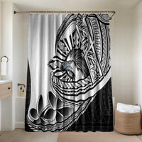 Philippines Eagle Sun Bathroom Set Filipino Agila Polynesian Tattoo Black Color