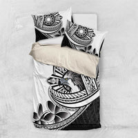 Philippines Eagle Sun Bedding Set Filipino Agila Polynesian Tattoo Black Color