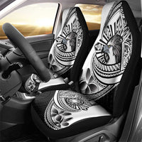 Philippines Eagle Sun Car Seat Cover Filipino Agila Polynesian Tattoo Black Color