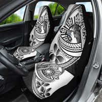 Philippines Eagle Sun Car Seat Cover Filipino Agila Polynesian Tattoo Black Color