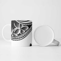 Philippines Eagle Sun Ceramic Mug Filipino Agila Polynesian Tattoo Black Color