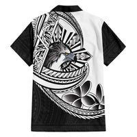 Philippines Eagle Sun Family Matching Long Sleeve Bodycon Dress and Hawaiian Shirt Filipino Agila Polynesian Tattoo Black Color LT14 - Polynesian Pride