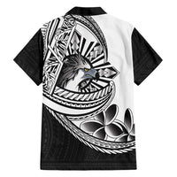 Philippines Eagle Sun Family Matching Mermaid Dress and Hawaiian Shirt Filipino Agila Polynesian Tattoo Black Color LT14 - Polynesian Pride
