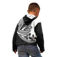 Philippines Eagle Sun Kid Hoodie Filipino Agila Polynesian Tattoo Black Color