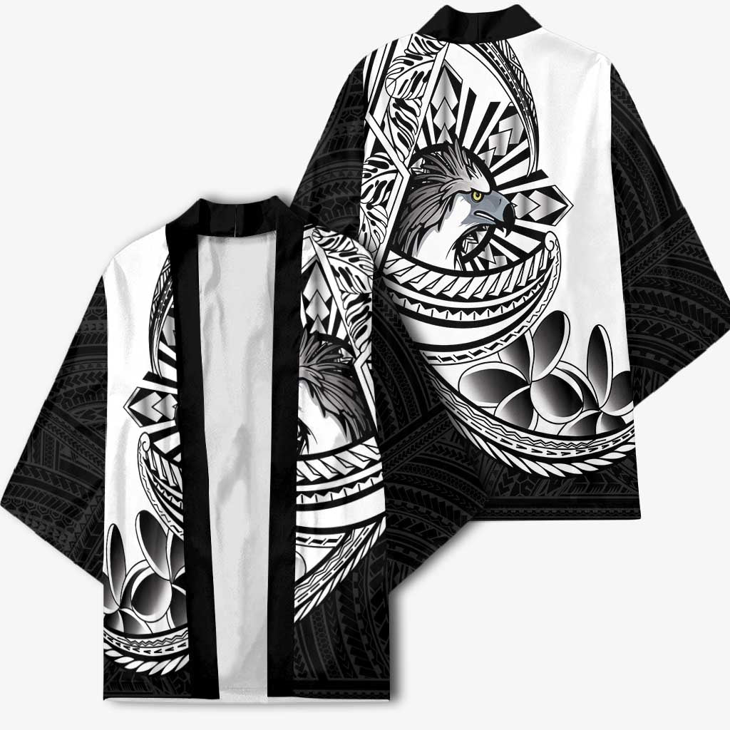 Philippines Eagle Sun Kimono Filipino Agila Polynesian Tattoo Black Color