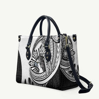 Philippines Eagle Sun Leather Bag Filipino Agila Polynesian Tattoo Black Color