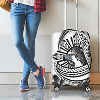 Philippines Eagle Sun Luggage Cover Filipino Agila Polynesian Tattoo Black Color LT14 - Polynesian Pride