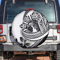 Philippines Eagle Sun Spare Tire Cover Filipino Agila Polynesian Tattoo Black Color LT14 Black - Polynesian Pride