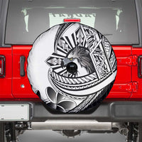 Philippines Eagle Sun Spare Tire Cover Filipino Agila Polynesian Tattoo Black Color LT14 - Polynesian Pride