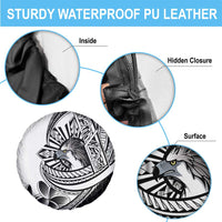Philippines Eagle Sun Spare Tire Cover Filipino Agila Polynesian Tattoo Black Color LT14 - Polynesian Pride