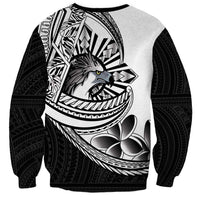 Philippines Eagle Sun Sweatshirt Filipino Agila Polynesian Tattoo Black Color