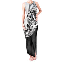 Philippines Eagle Sun Tank Maxi Dress Filipino Agila Polynesian Tattoo Black Color LT14 Women Black - Polynesian Pride