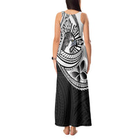 Philippines Eagle Sun Tank Maxi Dress Filipino Agila Polynesian Tattoo Black Color LT14 - Polynesian Pride