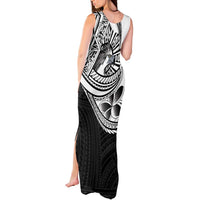 Philippines Eagle Sun Tank Maxi Dress Filipino Agila Polynesian Tattoo Black Color LT14 - Polynesian Pride