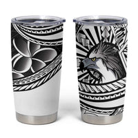Philippines Eagle Sun Tumbler Cup Filipino Agila Polynesian Tattoo Black Color LT14 Black - Polynesian Pride