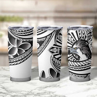 Philippines Eagle Sun Tumbler Cup Filipino Agila Polynesian Tattoo Black Color LT14 - Polynesian Pride
