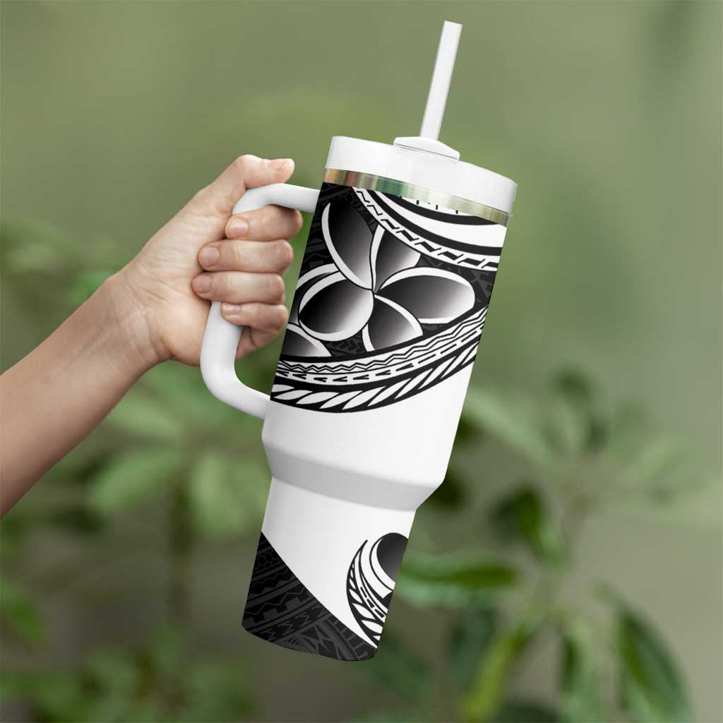 Philippines Eagle Sun Tumbler With Handle Filipino Agila Polynesian Tattoo Black Color LT14 - Polynesian Pride