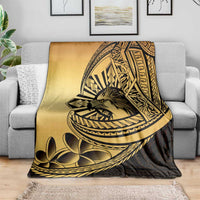 Philippines Eagle Sun Blanket Filipino Agila Polynesian Tattoo Gold Color
