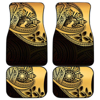 Philippines Eagle Sun Car Mats Filipino Agila Polynesian Tattoo Gold Color