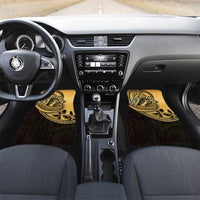 Philippines Eagle Sun Car Mats Filipino Agila Polynesian Tattoo Gold Color