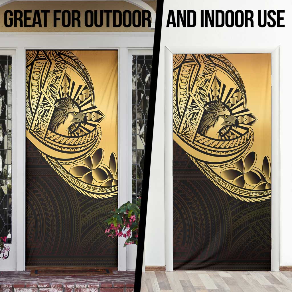 Philippines Eagle Sun Door Cover Filipino Agila Polynesian Tattoo Gold Color LT14 - Polynesian Pride
