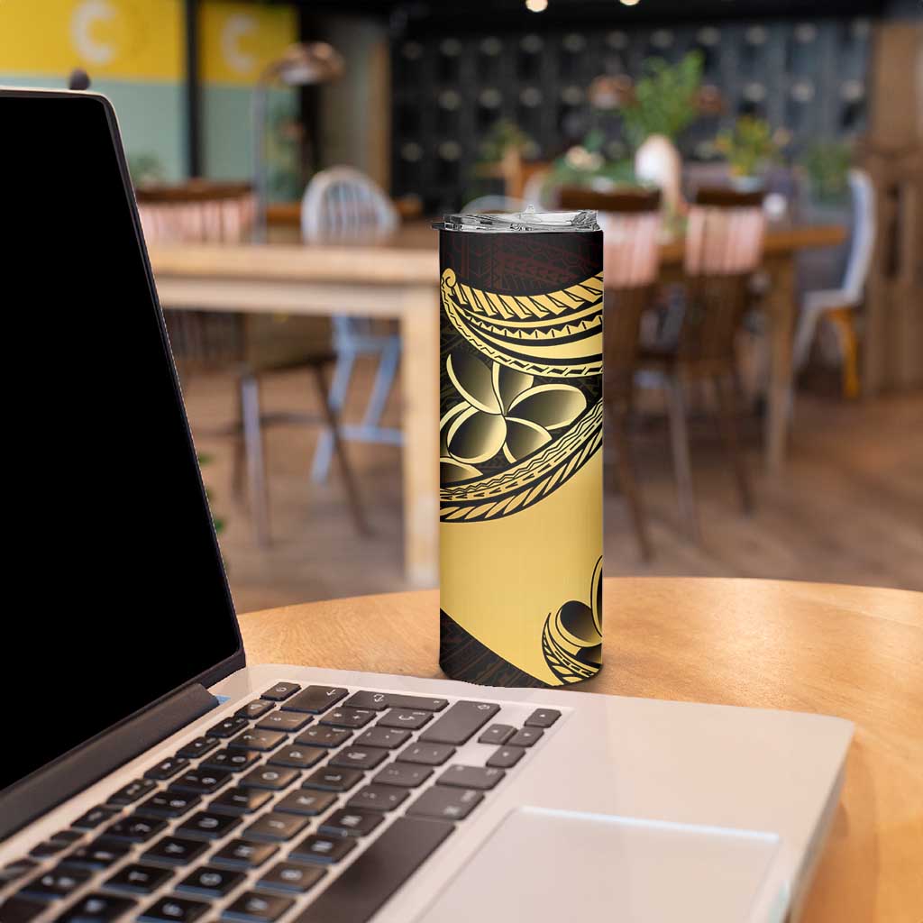 Philippines Eagle Sun Skinny Tumbler Filipino Agila Polynesian Tattoo Gold Color LT14 - Polynesian Pride