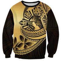 Philippines Eagle Sun Sweatshirt Filipino Agila Polynesian Tattoo Gold Color