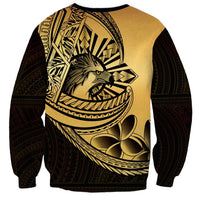 Philippines Eagle Sun Sweatshirt Filipino Agila Polynesian Tattoo Gold Color