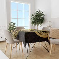 Philippines Eagle Sun Tablecloth Filipino Agila Polynesian Tattoo Gold Color