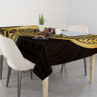 Philippines Eagle Sun Tablecloth Filipino Agila Polynesian Tattoo Gold Color