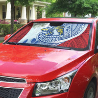 Philippines Eagle Sun Auto Sun Shade Filipino Agila Polynesian Tattoo Flag Color