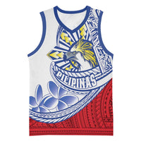 Philippines Eagle Sun Basketball Jersey Filipino Agila Polynesian Tattoo Flag Color LT14 Unisex Red - Polynesian Pride