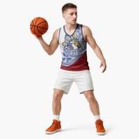 Philippines Eagle Sun Basketball Jersey Filipino Agila Polynesian Tattoo Flag Color LT14 - Polynesian Pride