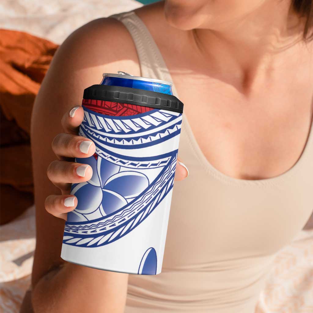 Philippines Eagle Sun 4 in 1 Can Cooler Tumbler Filipino Agila Polynesian Tattoo Flag Color LT14 - Polynesian Pride