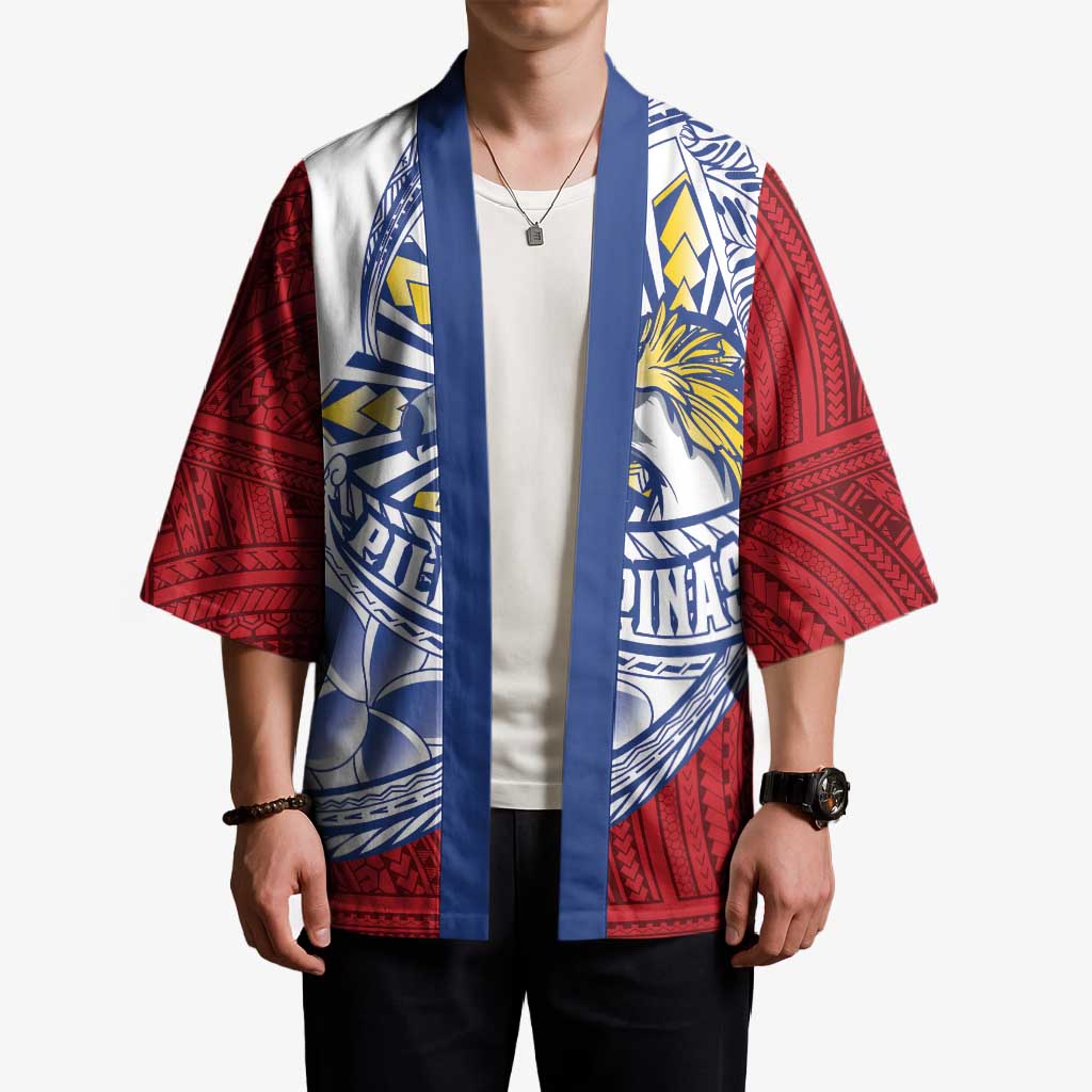 Philippines Eagle Sun Kimono Filipino Agila Polynesian Tattoo Flag Color