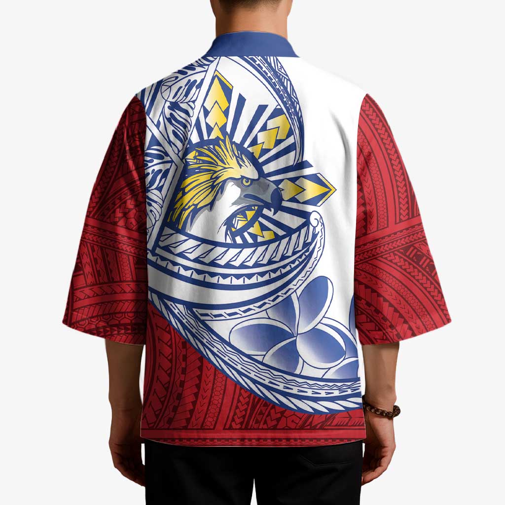 Philippines Eagle Sun Kimono Filipino Agila Polynesian Tattoo Flag Color