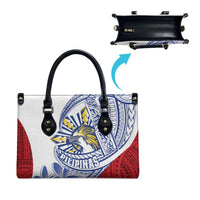 Philippines Eagle Sun Leather Bag Filipino Agila Polynesian Tattoo Flag Color