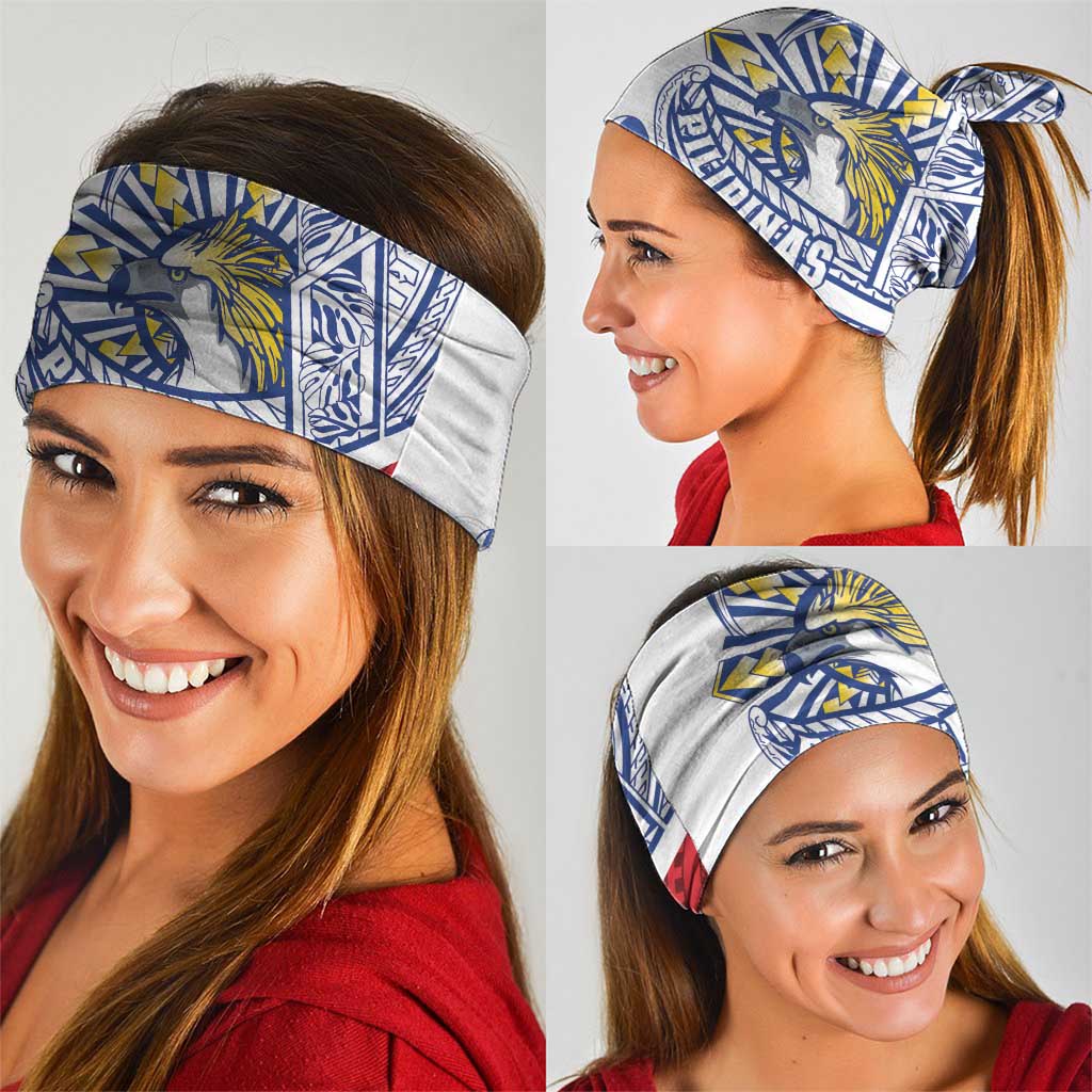 Philippines Eagle Sun Neck Gaiter Filipino Agila Polynesian Tattoo Flag Color LT14 - Polynesian Pride